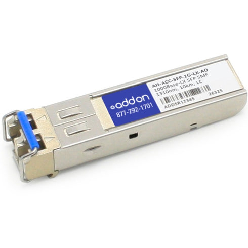 AddOn Aerohive AH-ACC-SFP-1G-LX Compatible TAA Compliant 1000Base-LX SFP Transceiver (SMF, 1310nm, 10km, LC)