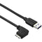 StarTech.com 0.5m 20in Slim Micro USB 3.0 Cable - M-M - USB 3.0 A to Left-Angle Micro USB - USB 3.1 Gen 1 (5 Gbps)