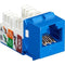 Black Box GigaTrue2 CAT6 Jack, Universal Wiring, Component Level, Single-Pack, Blue