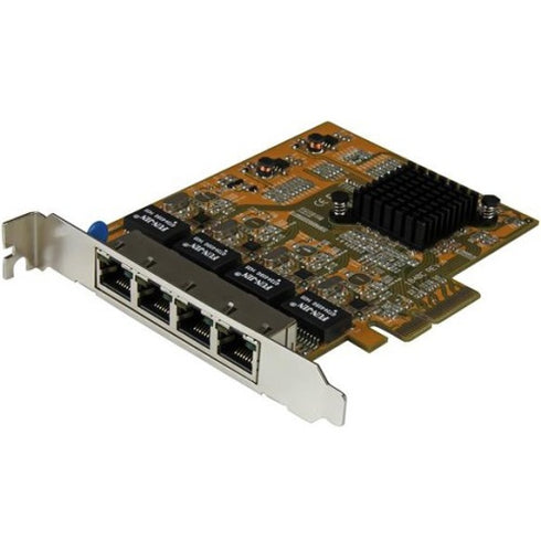 StarTech.com 4-Port PCI Express Gigabit Network Adapter Card - Quad-Port PCIe Gigabit NIC