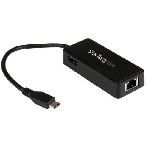 StarTech.com USB-C to Ethernet Gigabit Adapter - Thunderbolt 3 Compatible - USB Type C Network Adapter - USB C Ethernet Adapter