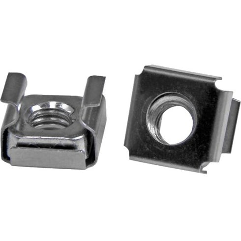 StarTech.com M6 Cage Nuts - 100 Pack - M6 Mounting Cage Nuts for Server Rack & Cabinet