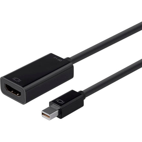 Monoprice Mini DisplayPort 1.2a - Thunderbolt to 4K HDMI Passive Adapter, Black