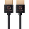 Monoprice Ultra Slim Series High Speed HDMI Cable, 6ft Black