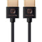 Monoprice Ultra Slim Series High Speed HDMI Cable, 6ft Black