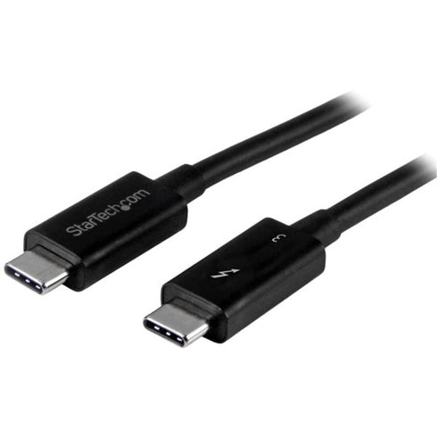 StarTech.com Thunderbolt 3 Cable - 40Gbps - Daisy Chainable - Passive - USB C Cable - USB-C Thunderbolt to Thunderbolt Cable