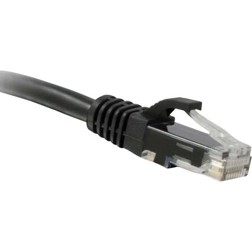 ENET Cat6 Black 100 Foot Patch Cable with Snagless Molded Boot (UTP) High-Quality Network Patch Cable RJ45 to RJ45 - 100Ft