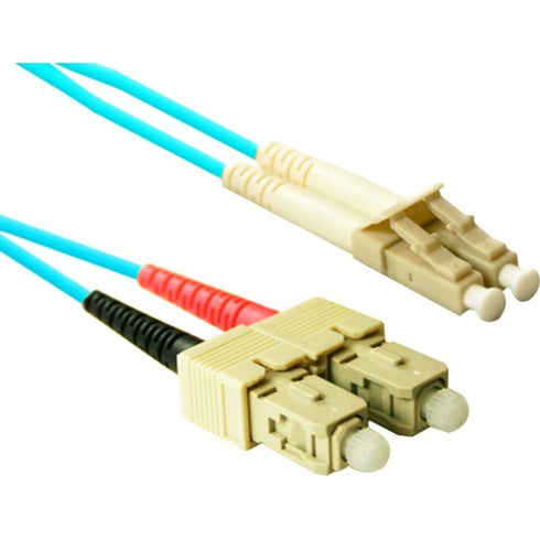 ENET 3M SC-LC Duplex Multimode 50-125 10Gb OM3 or Better Aqua Fiber Patch Cable 3 meter SC-LC Individually Tested