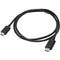 AddOn 1m USB 3.1 (C) Male to Male Black Cable