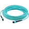 AddOn 7m MPO (Female) to MPO (Female) 12-strand Aqua OM4 Crossover Fiber OFNR (Riser-Rated) Patch Cable