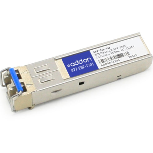 AddOn Rad SFP-2D Compatible TAA Compliant 100Base-LX SFP Transceiver (SMF, 1310nm, 10km, LC, DOM)
