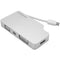StarTech.com USB-C Multiport Video Adapter - 4-in-1 USB-C to DVI - HDMI - VGA - mDP Video Adapter - Silver- 4K 30 Hz - CDPVGDVHDMDP
