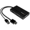 StarTech.com Travel A-V Adapter 3-in-1 HDMI to DisplayPort VGA or DVI - HDMI Adapter - 1920 x 1200