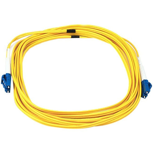 Monoprice Fiber Optic Cable, LC-LC, Single Mode, Duplex - 5 meter (9-125 Type) - Yellow