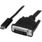 StarTech.com 2m - 6 ft USB-C to DVI Cable - USB 3.1 Type C to DVI - 1920 x 1200 - Black