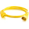 C2G 6ft 14AWG Power Cord (IEC320C14 to IEC320C13) - Yellow