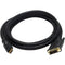 Monoprice 6ft 24AWG CL2 High Speed HDMI to DVI Adapter Cable w - Net Jacket - Black