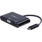 StarTech.com USB-C VGA Multiport Adapter - USB-A Port - with Power Delivery (USB PD) - USB C Adapter Converter - USB C Dongle