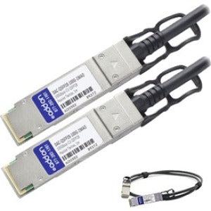 AddOn Dell DAC-QSFP28-100G-1M Compatible TAA Compliant 100GBase-CU QSFP28 to QSFP28 Direct Attach Cable (Passive Twinax, 1m)
