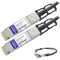 AddOn Dell DAC-QSFP-40G-1M Compatible TAA Compliant 40GBase-CU QSFP+ to QSFP+ Direct Attach Cable (Passive Twinax, 1m)