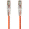 Monoprice SlimRun Cat6 28AWG UTP Ethernet Network Cable, 3ft Orange