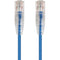 Monoprice SlimRun Cat6 28AWG UTP Ethernet Network Cable, 5ft Blue