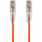 Monoprice SlimRun Cat6 28AWG UTP Ethernet Network Cable, 5ft Orange