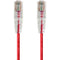 Monoprice SlimRun Cat6 28AWG UTP Ethernet Network Cable, 5ft Red