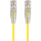 Monoprice SlimRun Cat6 28AWG UTP Ethernet Network Cable, 7ft Yellow