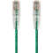 Monoprice SlimRun Cat6 28AWG UTP Ethernet Network Cable, 14ft Green