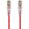 Monoprice SlimRun Cat6 28AWG UTP Ethernet Network Cable, 14ft Red