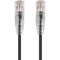 Monoprice SlimRun Cat6 28AWG UTP Ethernet Network Cable, 7ft Black