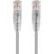 Monoprice SlimRun Cat6 28AWG UTP Ethernet Network Cable, 3ft Gray