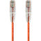 Monoprice SlimRun Cat6 28AWG UTP Ethernet Network Cable, 14ft Orange