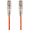 Monoprice SlimRun Cat6 28 AWG UTP Ethernet Network Cable, 2ft Orange