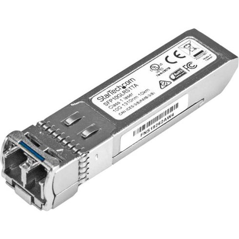 StarTech.com Cisco SFP-10G-LR Compatible SFP+ Module - TAA - 10GBASE-LR Fiber Optical SFP Transceiver - Lifetime Warranty - 10 Gbps - Maximum Transfer Distance: 10 km (6.2 mi)