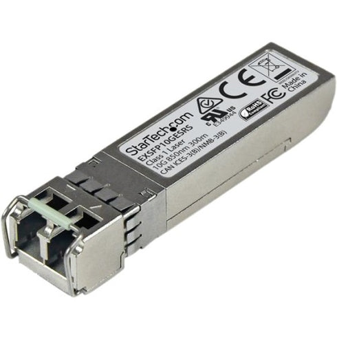 StarTech.com Juniper EX-SFP-10GE-SR Compatible SFP+ Module - 10GBASE-SR Fiber Optical SFP Transceiver - Lifetime Warranty - 10 Gbps - Maximum Transfer Distance: 300 m (984 ft.)