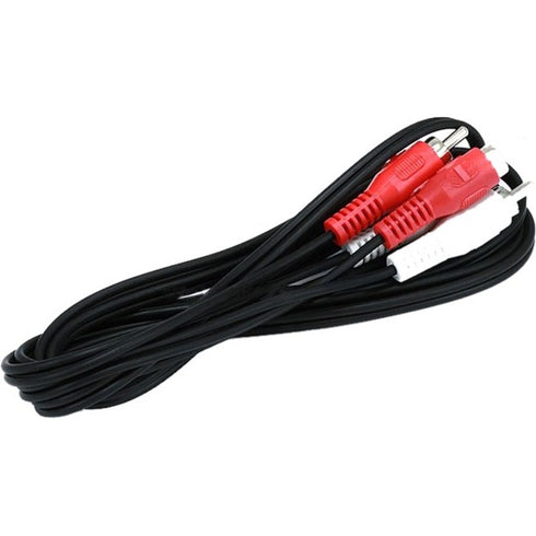 Monoprice 6ft 2 RCA Plug-2 RCA Plug M-M Cable - Black