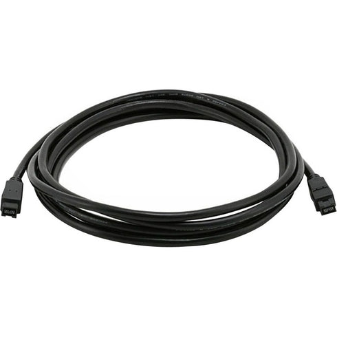 Monoprice 9-pin- 9-pin BETA FireWire 800 - FireWire 800 Cable, 10FT, Black