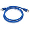 Monoprice 3FT 24AWG Cat6A 500MHz STP Ethernet Bare Copper Network Cable - Blue