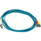 Monoprice 10Gb Fiber Optic Cable, LC-ST, Multi Mode, Duplex - 3 Meter (50-125 Type) - Aqua