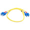 Monoprice Fiber Optic Cable, SC-SC, Single Mode, Duplex - 1 meter (9-125 Type) - Yellow