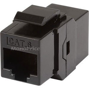 Monoprice Cat6 Inline Coupler Type Keystone Jack - Black