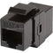 Monoprice Cat6 Inline Coupler Type Keystone Jack - Black