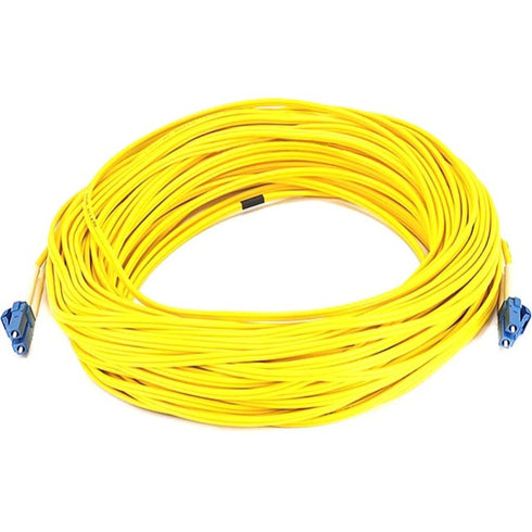 Monoprice Fiber Optic Cable, LC-LC, Single Mode, Duplex - 30 meter (9-125 Type) - Yellow