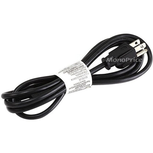 Monoprice 6ft 18AWG 3 Prong AC Power Cord Cable for Laptop-Notebook (C-5-5-15P) - Black