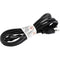 Monoprice 10ft 18AWG 3 Prong AC Power Cord Cable for Laptop-Notebook (C-5-5-15P) - Black