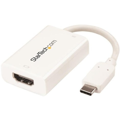 StarTech.com USB-C to HDMI Adapter with USB Power Delivery - USB Type-C to HDMI Converter for Computers with USB C - USB Type C - 4K 60Hz