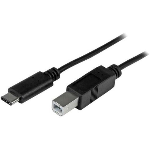 StarTech.com 2m 6 ft USB C to USB B Cable - M-M - USB 2.0 - USB Type C Printer Cable - USB 2.0 Type-C to Type-B Cable
