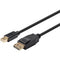 Monoprice Select Series Mini DisplayPort 1.2 to DisplayPort 4K Capable Cable, 15ft